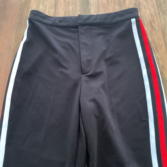 Black Flare Pants With Red Stripe Akira Small - Picture 2 of 9